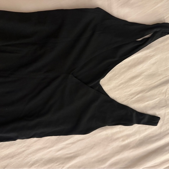 Lunya Organic Pima Romper in Black, Small - Picture 6 of 7